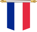 The Flag of France Hanging Banner III