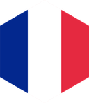 The Flag of France Hexagon II