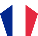 The Flag of France Pentagon