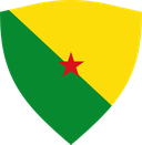 The Flag of French Guiana Shielded II