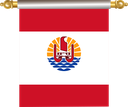 The Flag of French Polynesia Hanging Banner IV