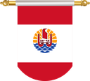 The Flag of French Polynesia Hanging Banner II