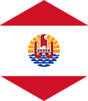 The Flag of French Polynesia Hexagon II