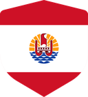 The Flag of French Polynesia Shielded I