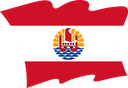 The Flag of French Polynesia Wavy II