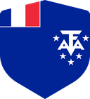 The Flag of French Southern and Antarctic Lands Shielded I