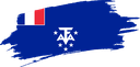 The Flag of French Southern and Antarctic Lands Brushed