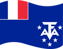 The Flag of French Southern and Antarctic Lands Wavy I