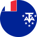The Flag of French Southern and Antarctic Lands Round
