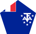 The Flag of French Southern and Antarctic Lands Pentagon