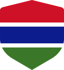 The Flag of Gambia Shielded I