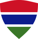 The Flag of Gambia Shielded II