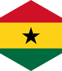 The Flag of Ghana Hexagon II