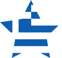 The Flag of Greece Star