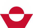 The Flag of Greenland Hexagon I