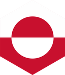 The Flag of Greenland Hexagon II