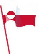 The Flag of Greenland Pole Flag I