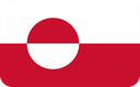 The Flag of Greenland Rounded Rectangle