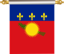 The Flag of Guadeloupe Hanging Banner IV