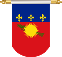 The Flag of Guadeloupe Hanging Banner II