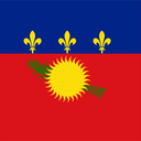 The Flag of Guadeloupe Square