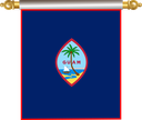 The Flag of Guam Hanging Banner IV