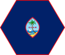The Flag of Guam Hexagon I