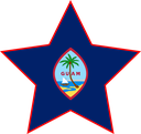 The Flag of Guam Star