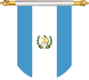 The Flag of Guatemala Hanging Banner II