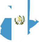 The Flag of Guatemala Map