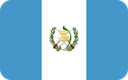 The Flag of Guatemala Rounded Rectangle