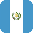 The Flag of Guatemala Rounded Square