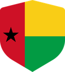The Flag of Guinea-Bissau Shielded I