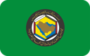 The Flag of Gulf Cooperation Council Rounded Rectangle