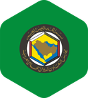 The Flag of Gulf Cooperation Council Rounded Hexagon