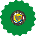 The Flag of Gulf Cooperation Council Scallop Circle
