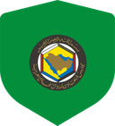 The Flag of Gulf Cooperation Council Shielded I