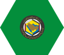 The Flag of Gulf Cooperation Council Hexagon I