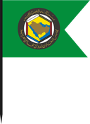 The Flag of Gulf Cooperation Council V Cut