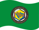 The Flag of Gulf Cooperation Council Wavy I
