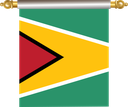 The Flag of Guyana Hanging Banner IV