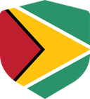The Flag of Guyana Shielded I