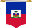 The Flag of Haiti Hanging Banner I