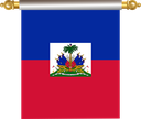 The Flag of Haiti Hanging Banner IV