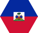 The Flag of Haiti Hexagon I