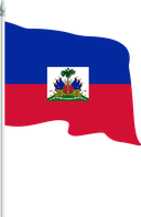 The Flag of Haiti Pole Flag II
