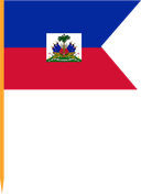 The Flag of Haiti V Cut