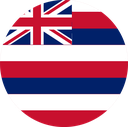 The Flag of Hawaii Round