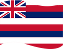 The Flag of Hawaii Wavy I