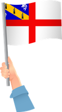The Flag of Herm Handheld